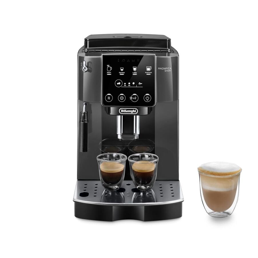 DeLonghi Magnifica Start 1.8L Bean to Cup Automatic Coffee Machine - Grey Black | ECAM220.22GB