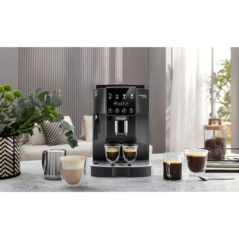 DeLonghi Magnifica Start 1.8L Bean to Cup Automatic Kaffeemaschine - Grau Schwarz | ECAM220.22GB