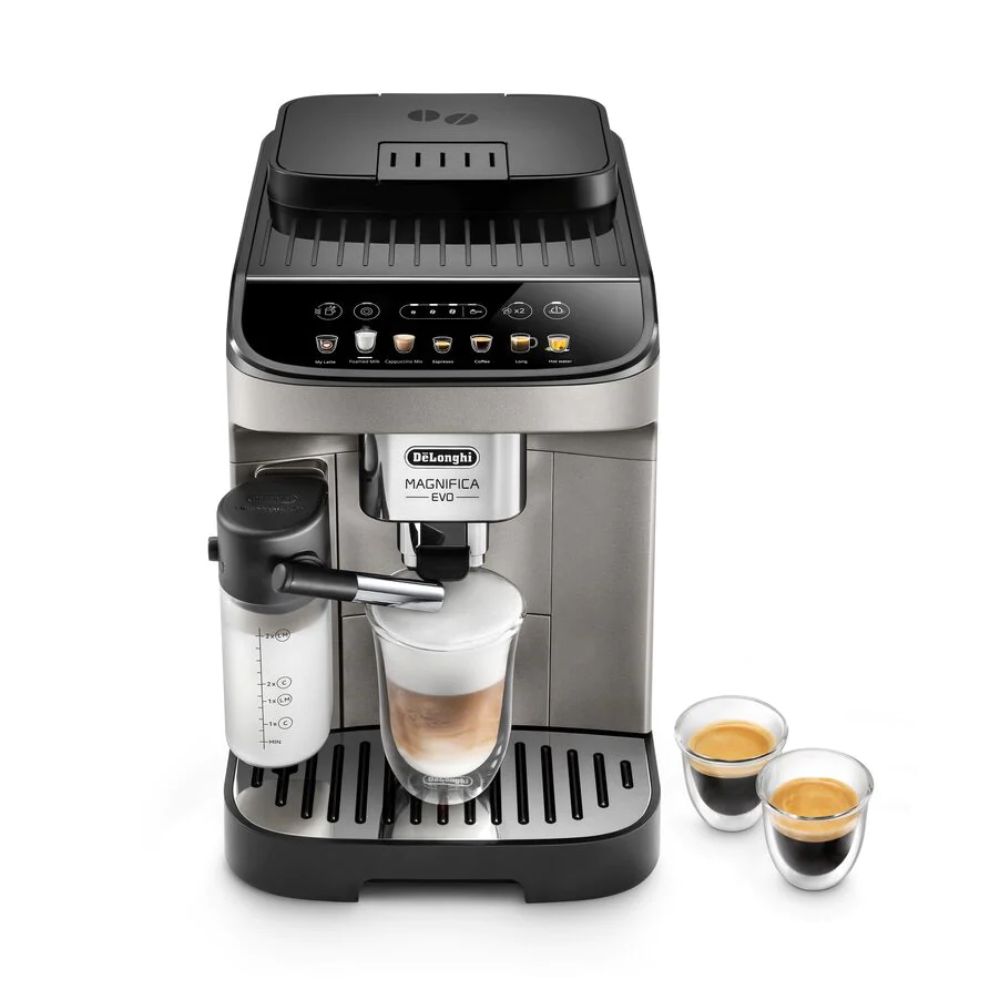 DeLonghi Magnifica Evo Automatic Bean to Cup Kaffeemaschine - Titan Schwarz | ECAM290.83.TB