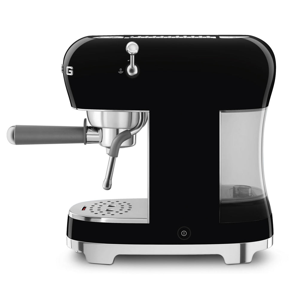 Smeg 50's Style Espresso Kaffeemaschine - Schwarz | ECF02BLUK