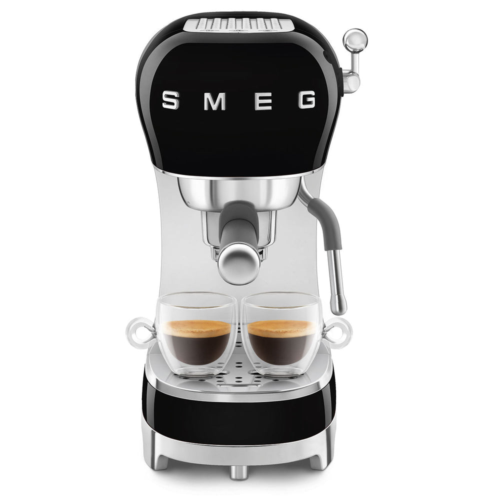 Smeg 50's Style Espresso Kaffeemaschine - Schwarz | ECF02BLUK