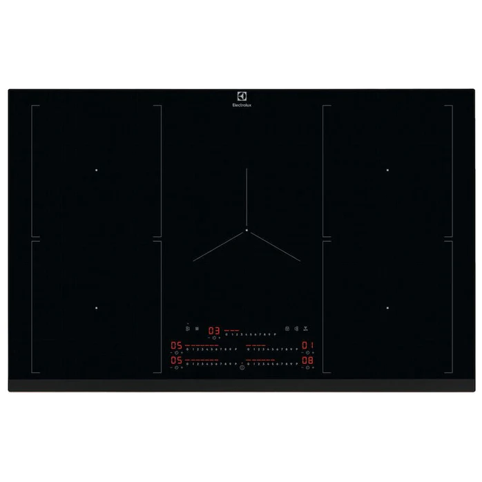 Electrolux 600 Series 80CM 5 Zone Induction Hob  - Black | EIV84550