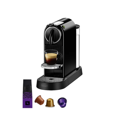 DeLonghi Nespresso Citiz Kaffeemaschine - Schwarz | EN167.B