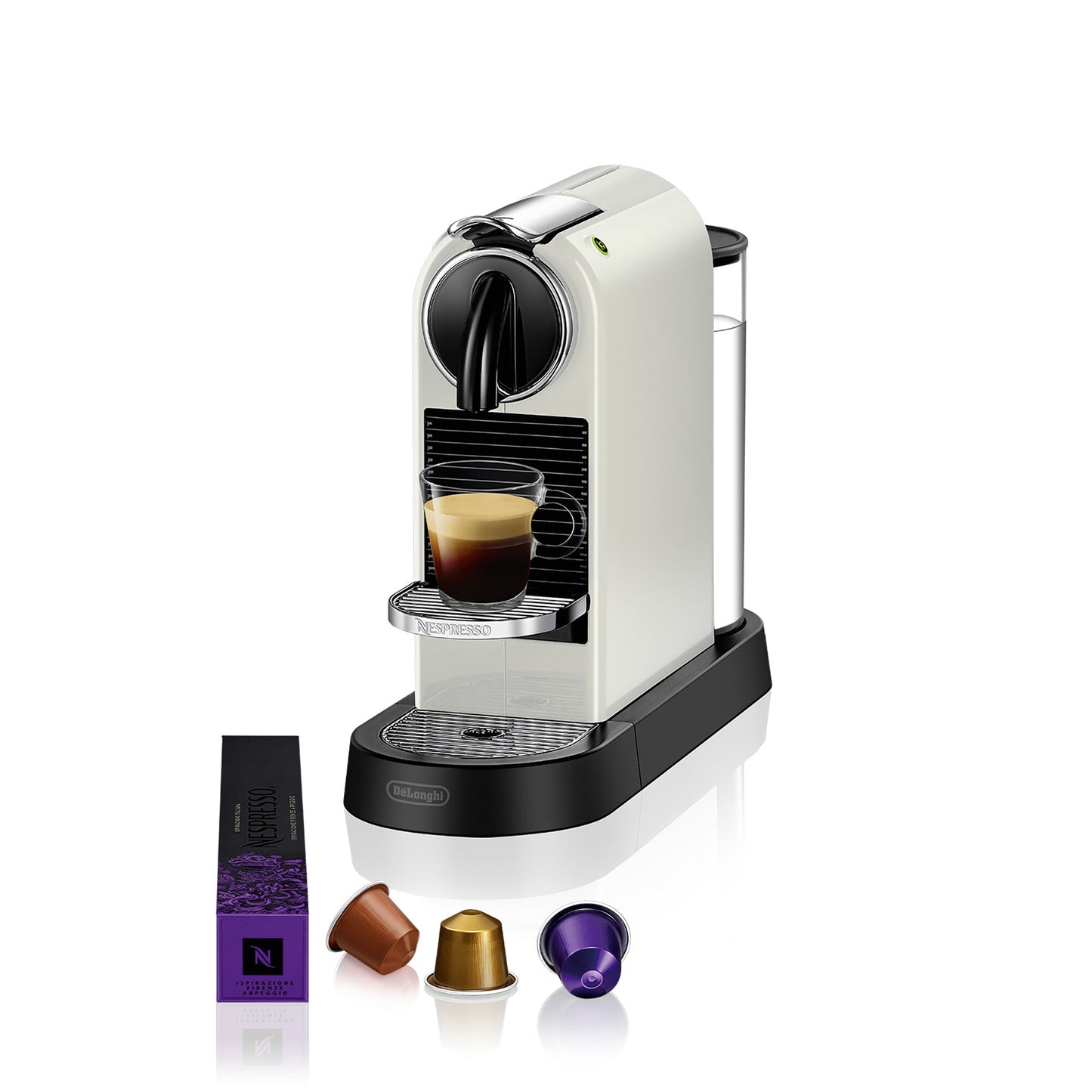 DeLonghi Citiz Nespresso Kaffeemaschine - Weiß | EN167.W