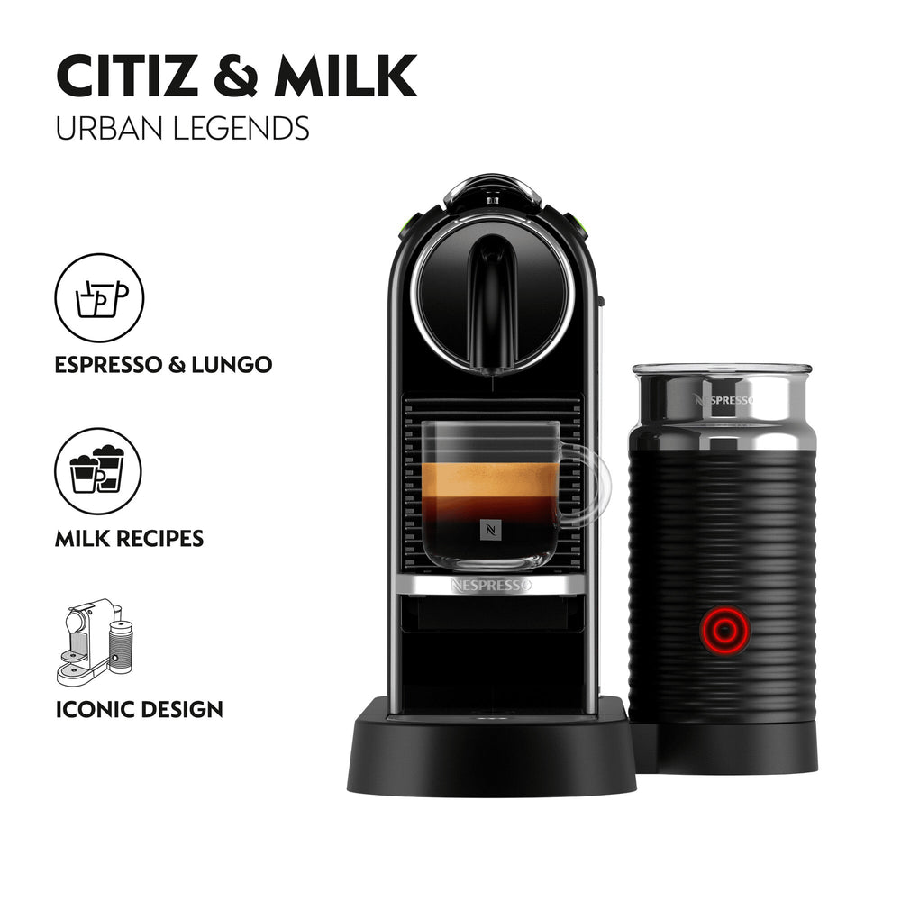 DeLonghi Citiz Nespresso Kaffeemaschine - Schwarz | EN267.BAE