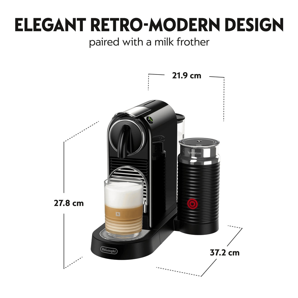 DeLonghi Citiz Nespresso Kaffeemaschine - Schwarz | EN267.BAE
