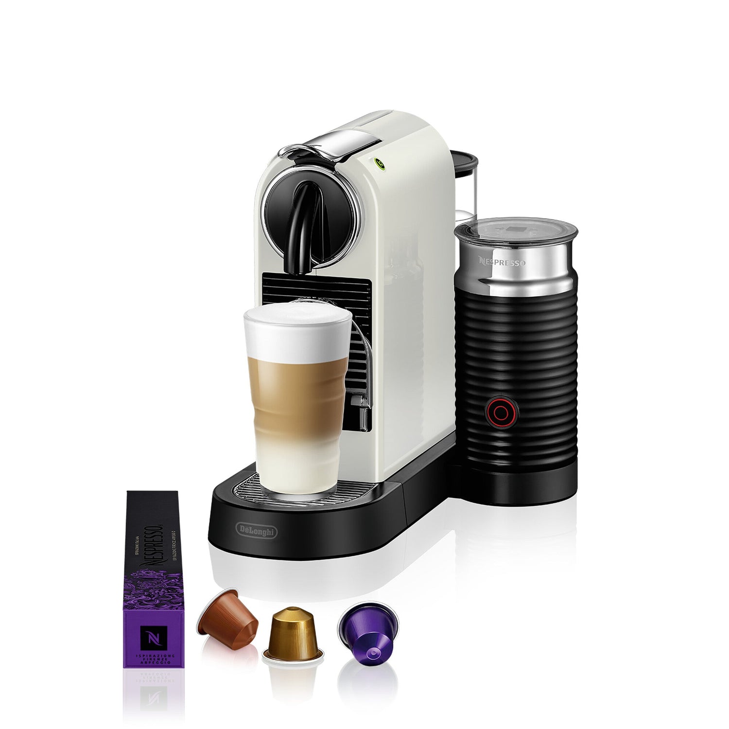 DeLonghi Citiz Nespresso Kaffeemaschine - Weiß | EN267.WAE