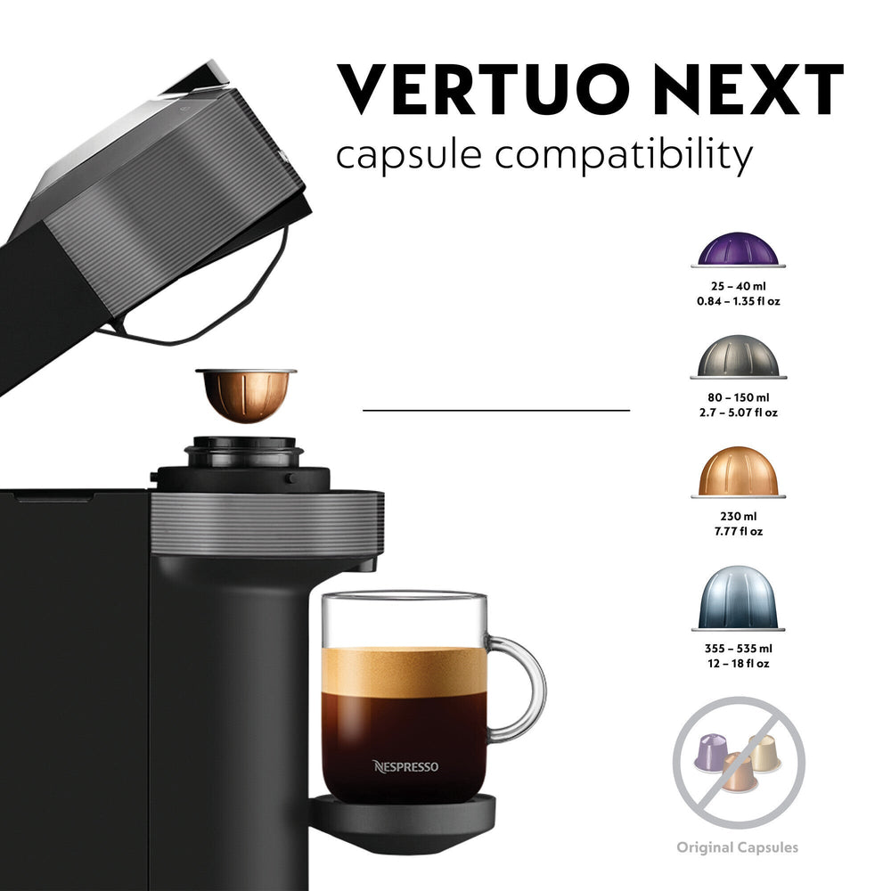 DeLonghi VertuoNext Nespresso Kaffeemaschine - Grau | ENV120.GY