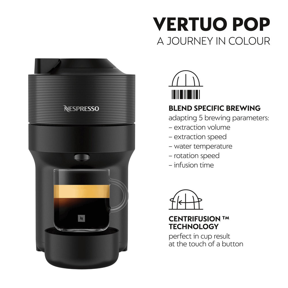 DeLonghi Nespresso Vertuo Pop Kaffeemaschine - Schwarz | ENV90.B