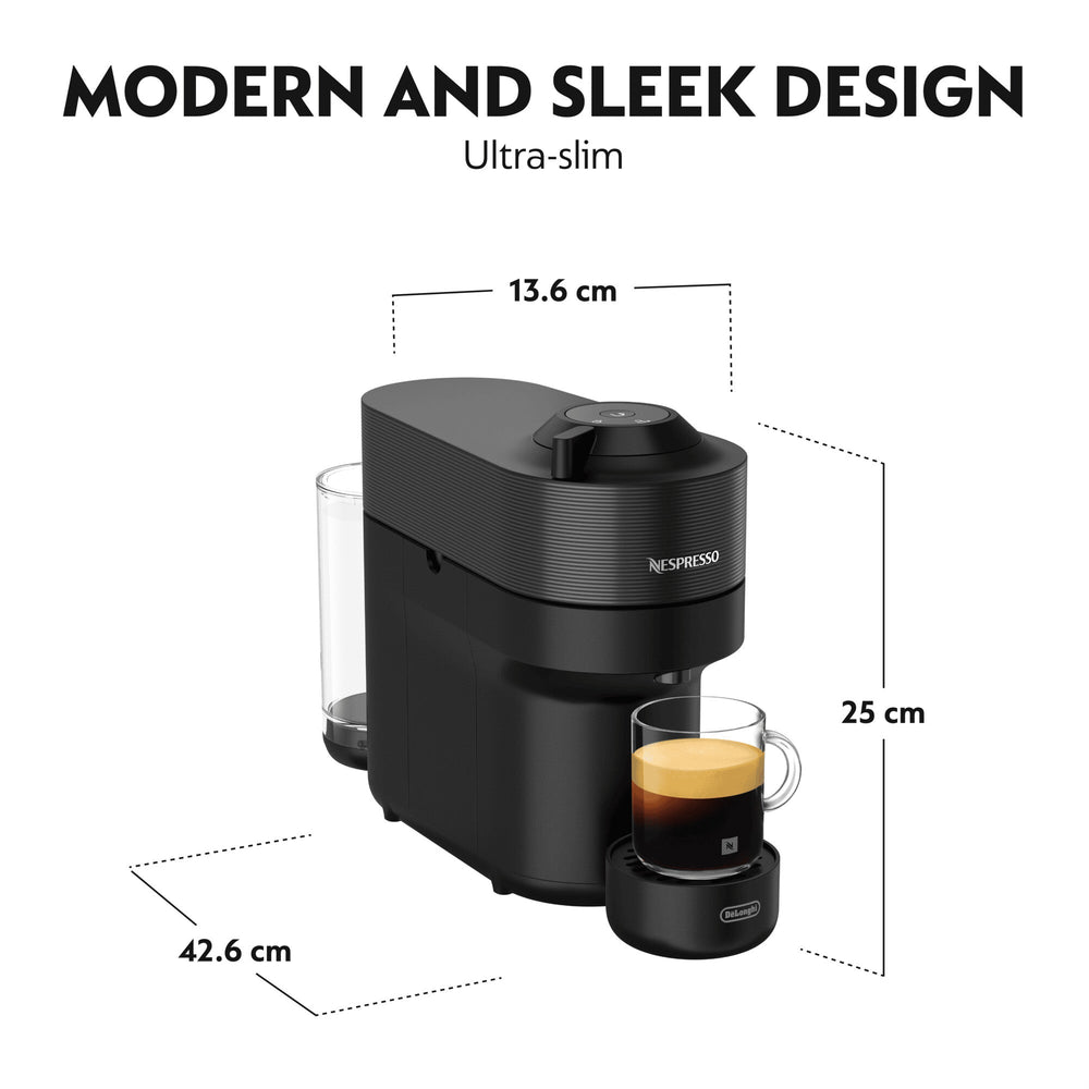 DeLonghi Nespresso Vertuo Pop Kaffeemaschine - Schwarz | ENV90.B