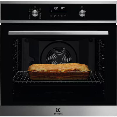 Electrolux 600 SurroundCook 72L Einbau Multifunction Electric Einbaubackofen - Schwarz | EOF6H46X2