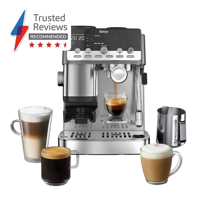 Ninja Luxe Café Mini Plus Espresso- & Filterkaffeemaschine – Silber | ES352UK