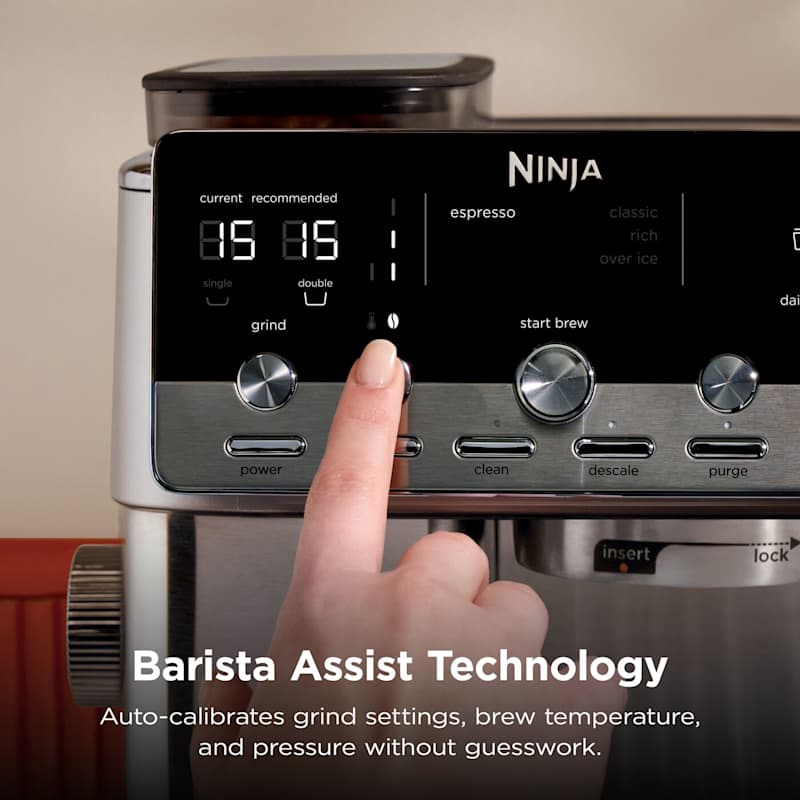 Ninja Luxe Café Mini Plus Espresso- & Filterkaffeemaschine – Silber | ES352UK