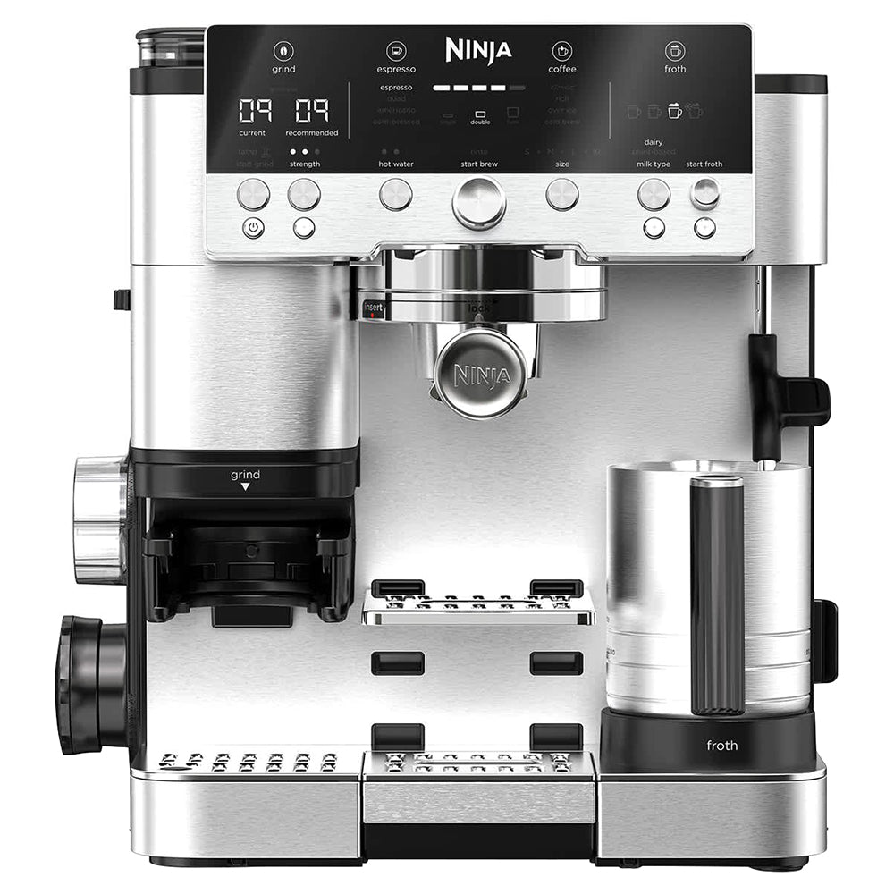 Ninja Luxe Cafe Premier Bean to Cup Espresso Kaffeemaschine - Schwarz & Edelstahl | ES601UK