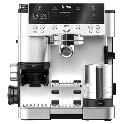 Ninja Luxe Cafe Premier Bean to Cup Espresso Kaffeemaschine - Schwarz & Edelstahl | ES601UK