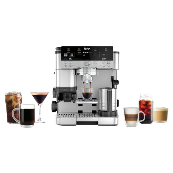 Ninja Luxe Cafe Premier Bean to Cup Espresso Kaffeemaschine - Schwarz & Edelstahl | ES601UK