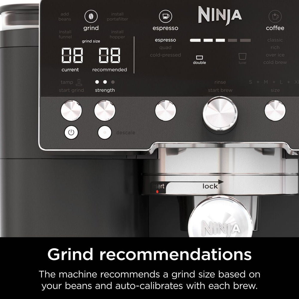 Ninja Luxe Café Premier Kaffeevollautomat – Mitternachtsschwarz | ES601UKBK