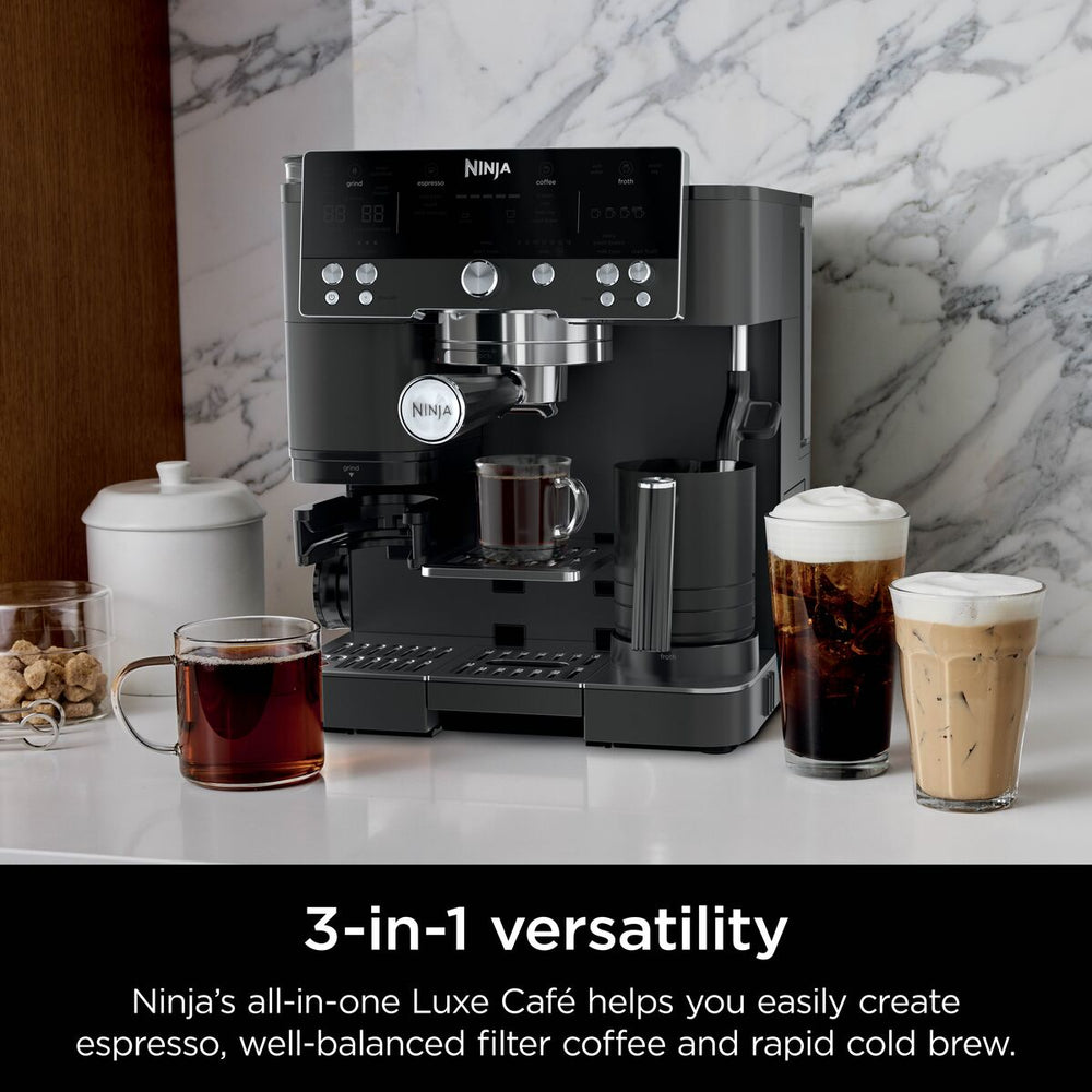 Ninja Luxe Café Premier Kaffeevollautomat – Mitternachtsschwarz | ES601UKBK