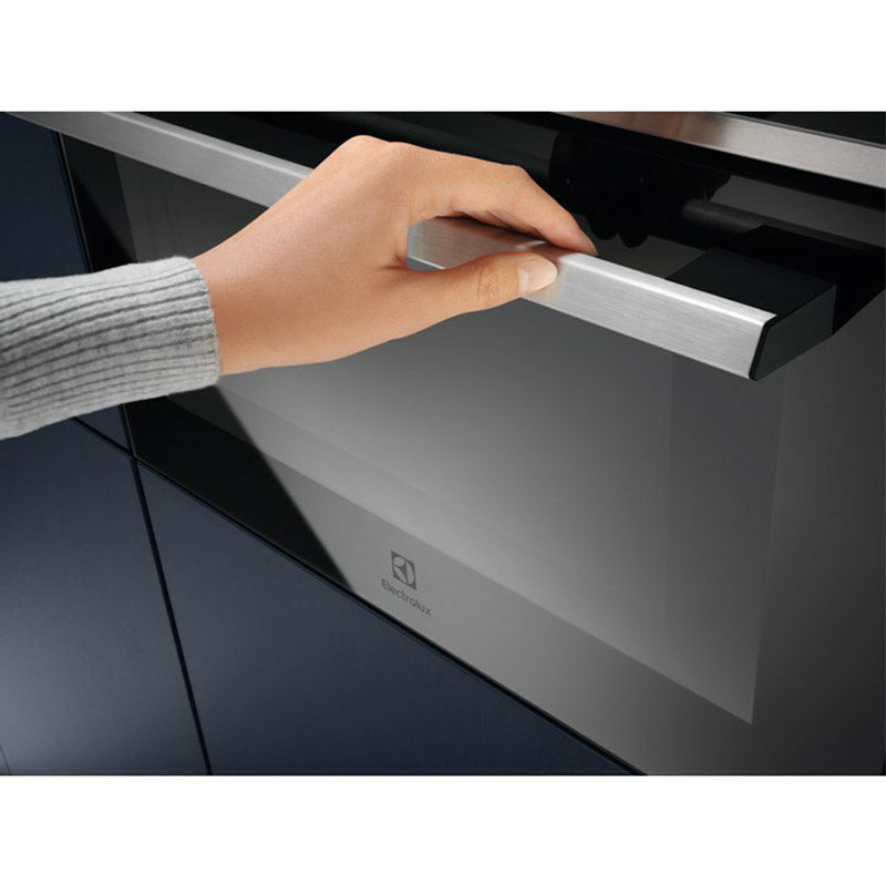 Electrolux 800 CombiQuick 43L Einbau Multifunction Backofen mit Combi Mikrowelle - Edelstahl | EVLBE08X
