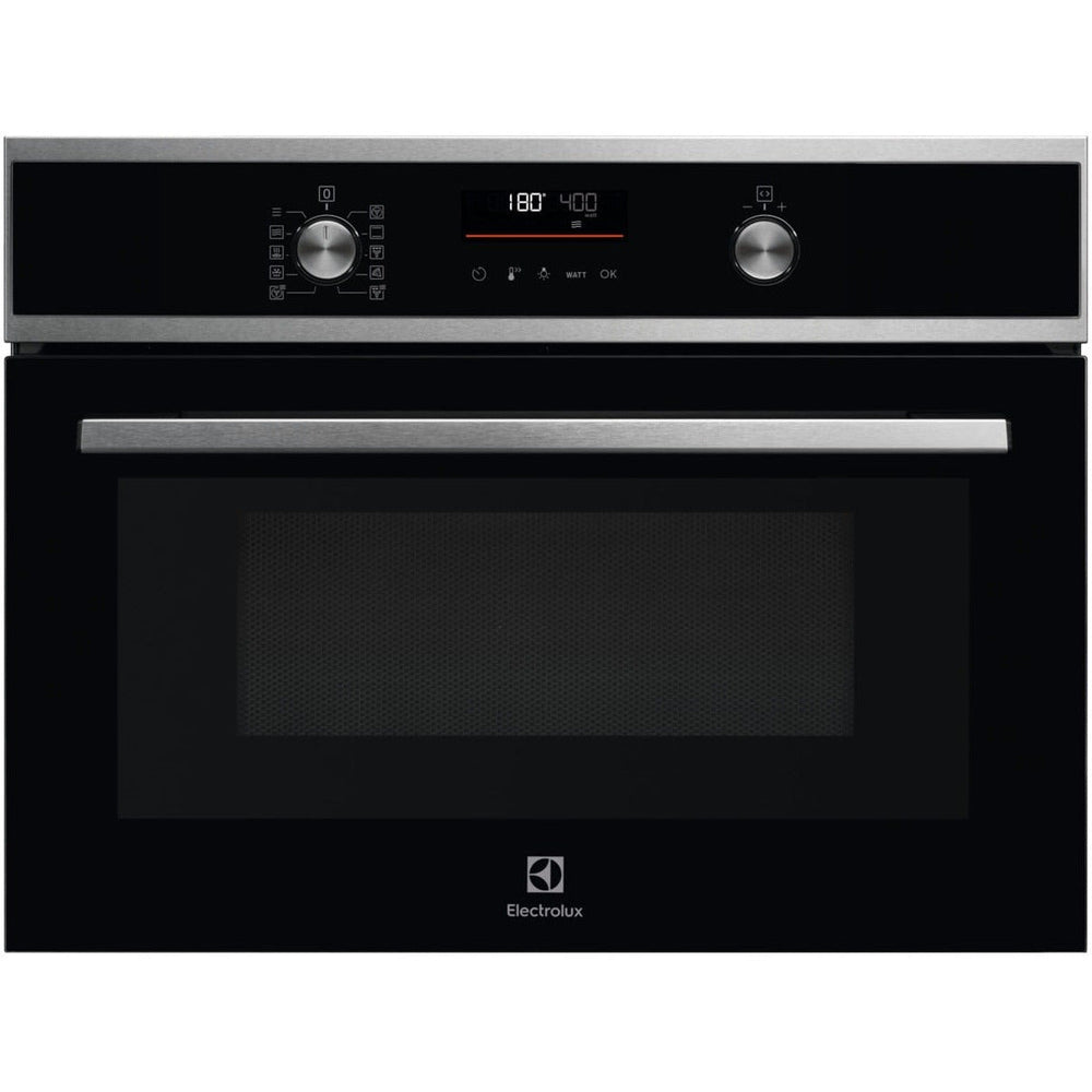 Electrolux 700 CombiQuick 43L Einbau Multifunction Electric Einbaubackofen mit Combi Mikrowelle - Edelstahl | EVLDE46X