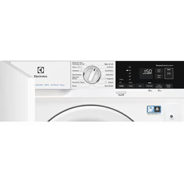 Electrolux PerfectCare 700 7KG/4KG 1600RPM Fully integriert Waschtrockner - Weiß | EWD746PCBI