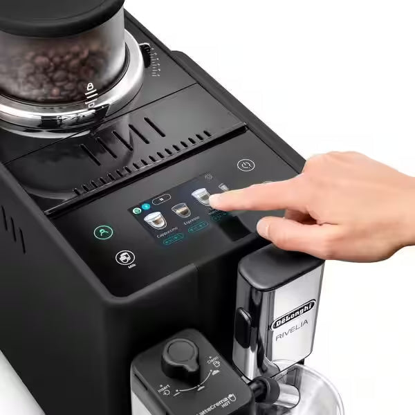 DeLonghi Rivelia 1.4L Automatic Bean to Cup Kaffeemaschine - Onyx Schwarz | EXAM440.55.B