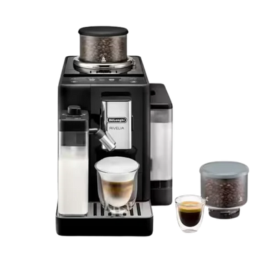 DeLonghi Rivelia 1.4L Automatic Bean to Cup Kaffeemaschine - Onyx Schwarz | EXAM440.55.B