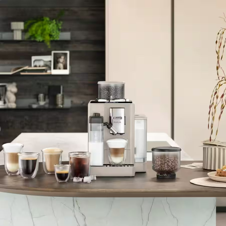 DeLonghi Rivelia 1.4L Automatic Kaffeemaschine - Sand Beige | EXAM440.55.BG