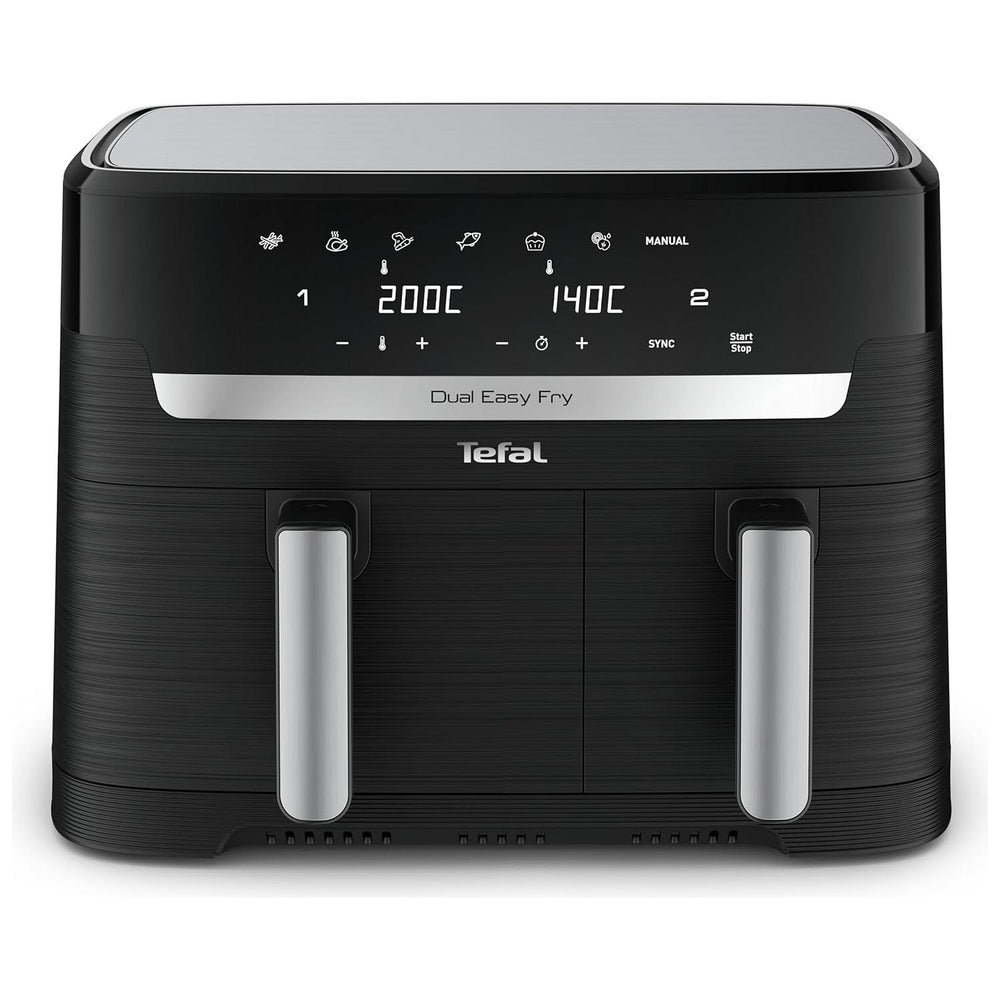 Tefal 8.3L 2700W Dual Zone 7 in 1 Digital Heißluftfritteuse - Schwarz | EY901840