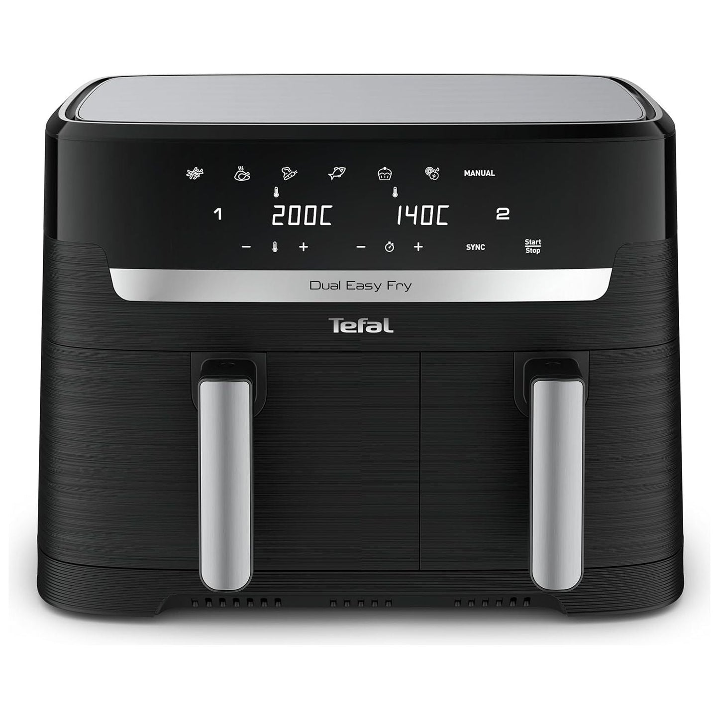 Tefal 8.3L 2700W Dual Zone 7 in 1 Digital Heißluftfritteuse - Schwarz | EY901840