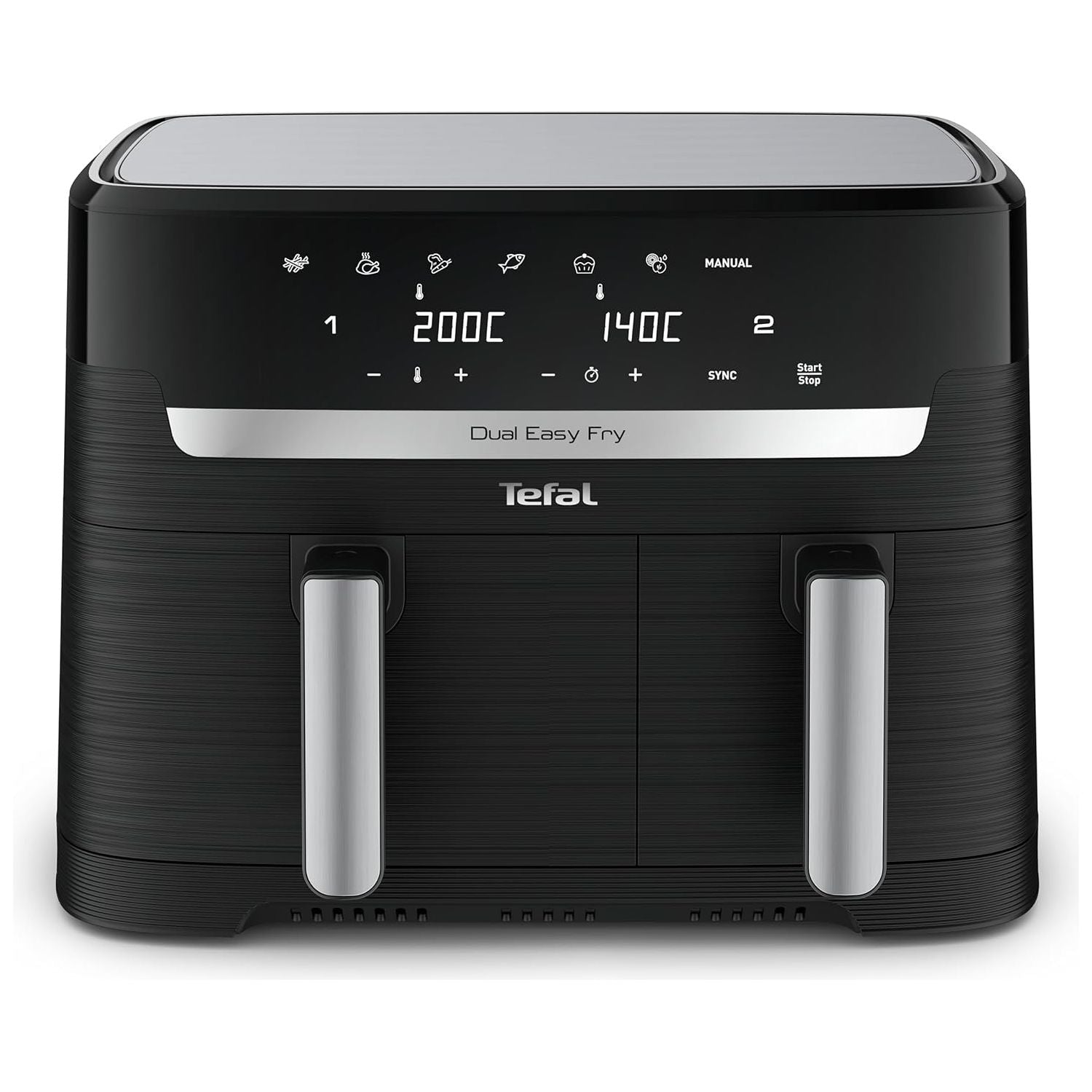 Tefal 8.3L 2700W Dual Zone 7 in 1 Digital Heißluftfritteuse - Schwarz | EY901840