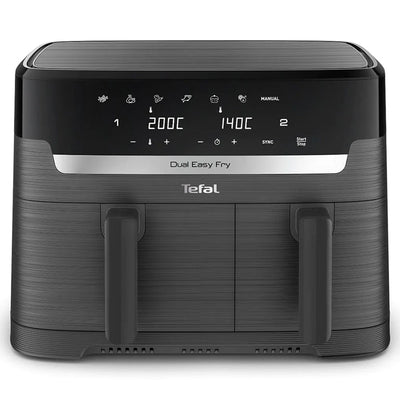 Tefal 8.3L Easy Fry Dual Heißluftfritteuse - Coal | EY901HG0