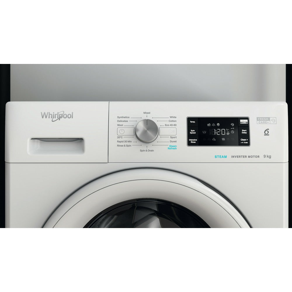 Whirlpool 6TH SENSE 8KG 1400RPM freistehend Waschmaschine - Weiß | FFB 8469 WV UK