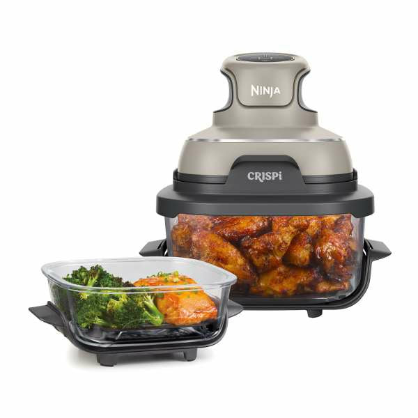 Ninja CRISPi 4-in-1 Portable Glass Heißluftfritteuse - Stone | FN101UKST