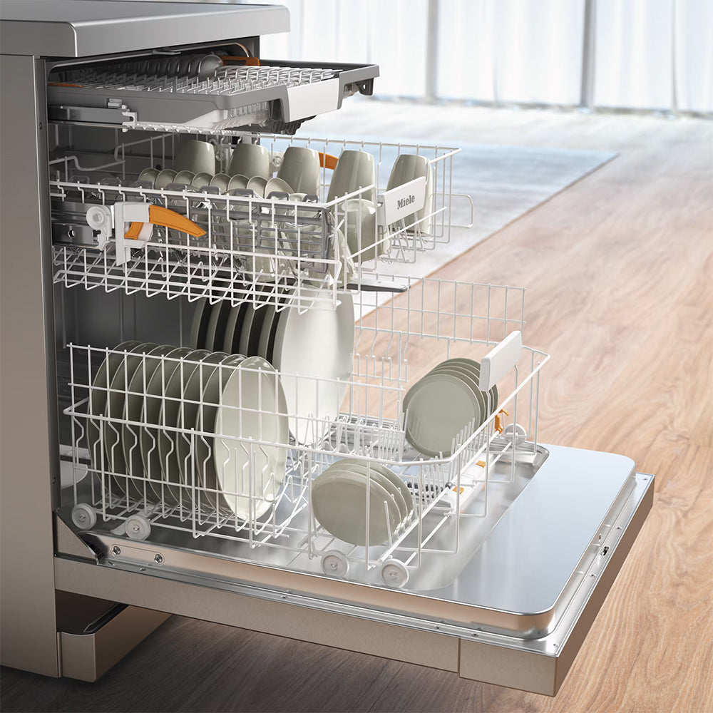Miele Front Active Plus 60CM freistehend Standard Geschirrspüler - Clean Steel | G 5811 SC S/S