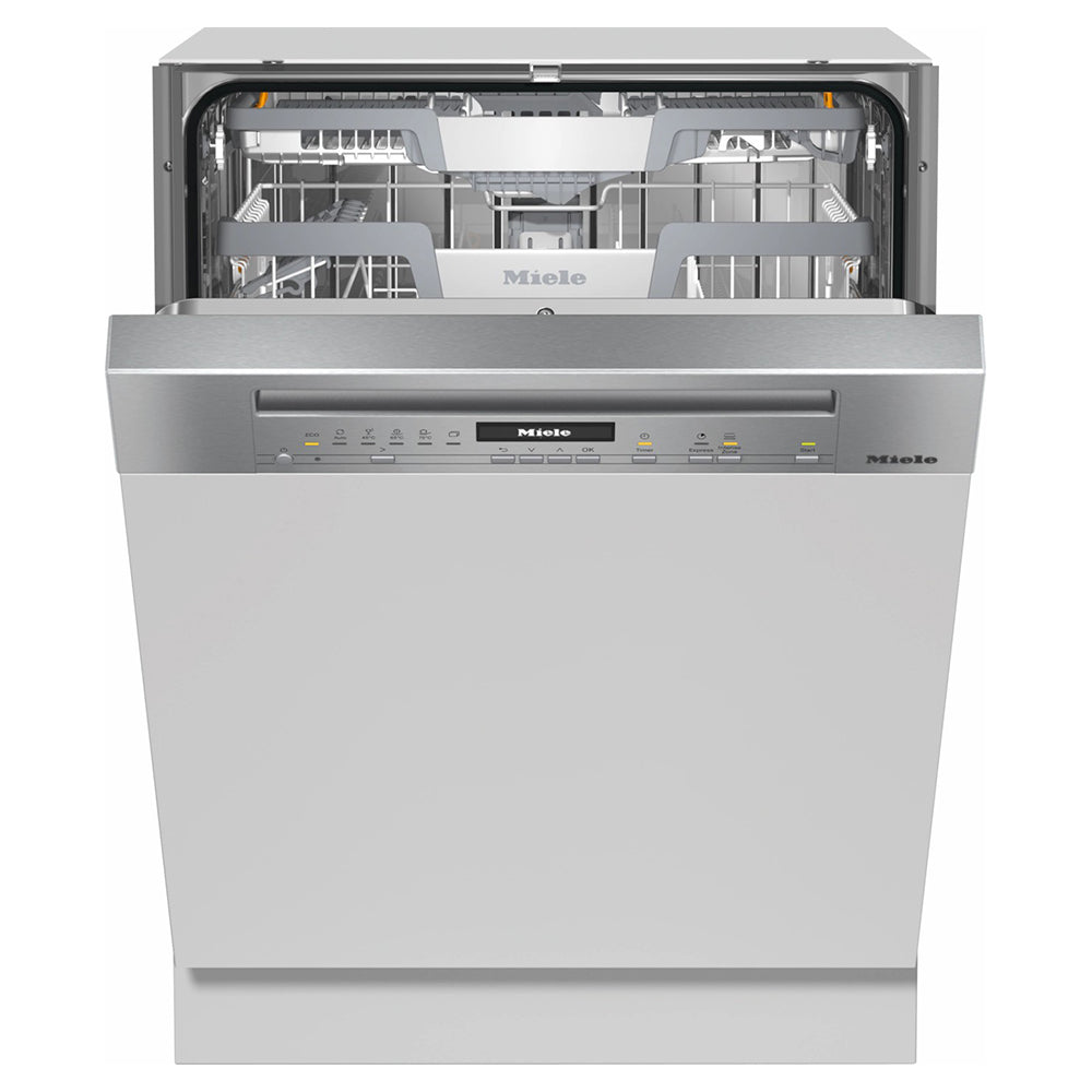 Miele 60CM 14 Place Semi Integrated Standard Dishwasher -  Stainless steel  | G7100SCi
