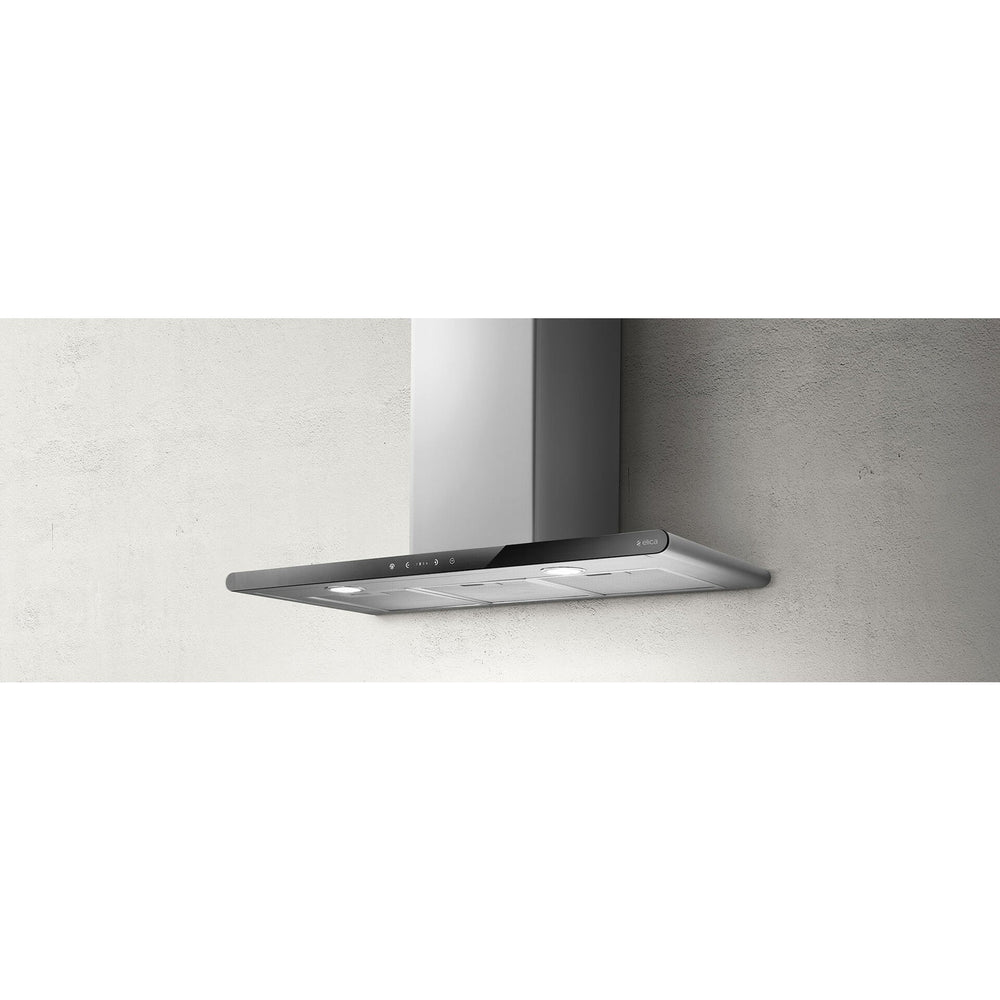 Elica 80cm Chimney Dunstabzugshaube - Edelstahl & Schwarz Glass | GALAXYBLIXA80