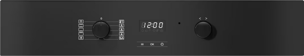Miele Active 76L Einbau Multifunction Electric Einbaubackofen - Obsidian Schwarz & Edelstahl | H 2455 BP