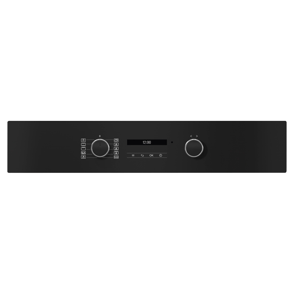 Miele Active 76L Einbau Multifunction Electric Einbaubackofen - Obsidian Schwarz & Edelstahl | H2465BP