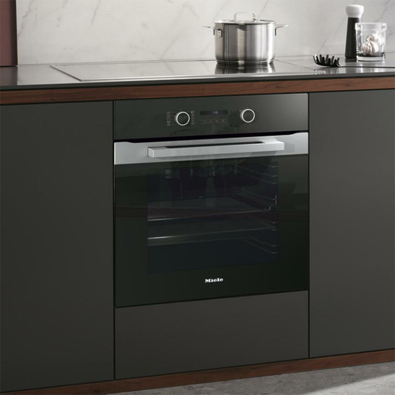 Miele 76L Einbau Electric Einbaubackofen - Edelstahl/Clean Steel | H2861BP