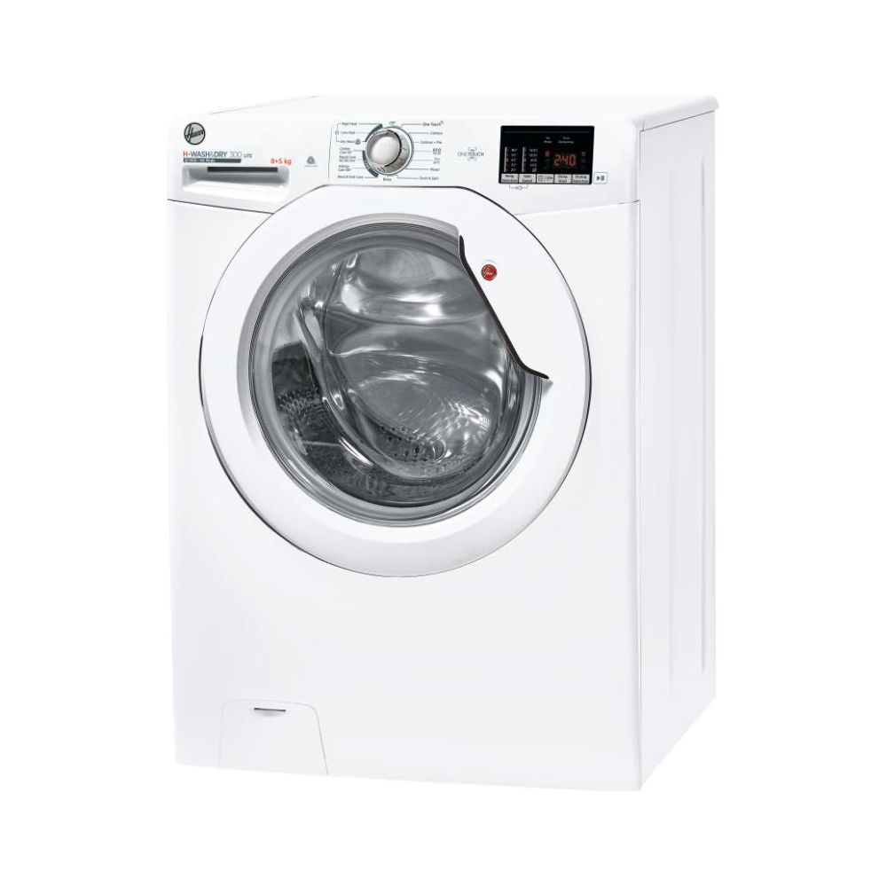 Hoover H-Wash & Dry 300 Lite 8KG/5KG 1400RPM freistehend Waschtrockner - Weiß | H3D 4852DE/1-80