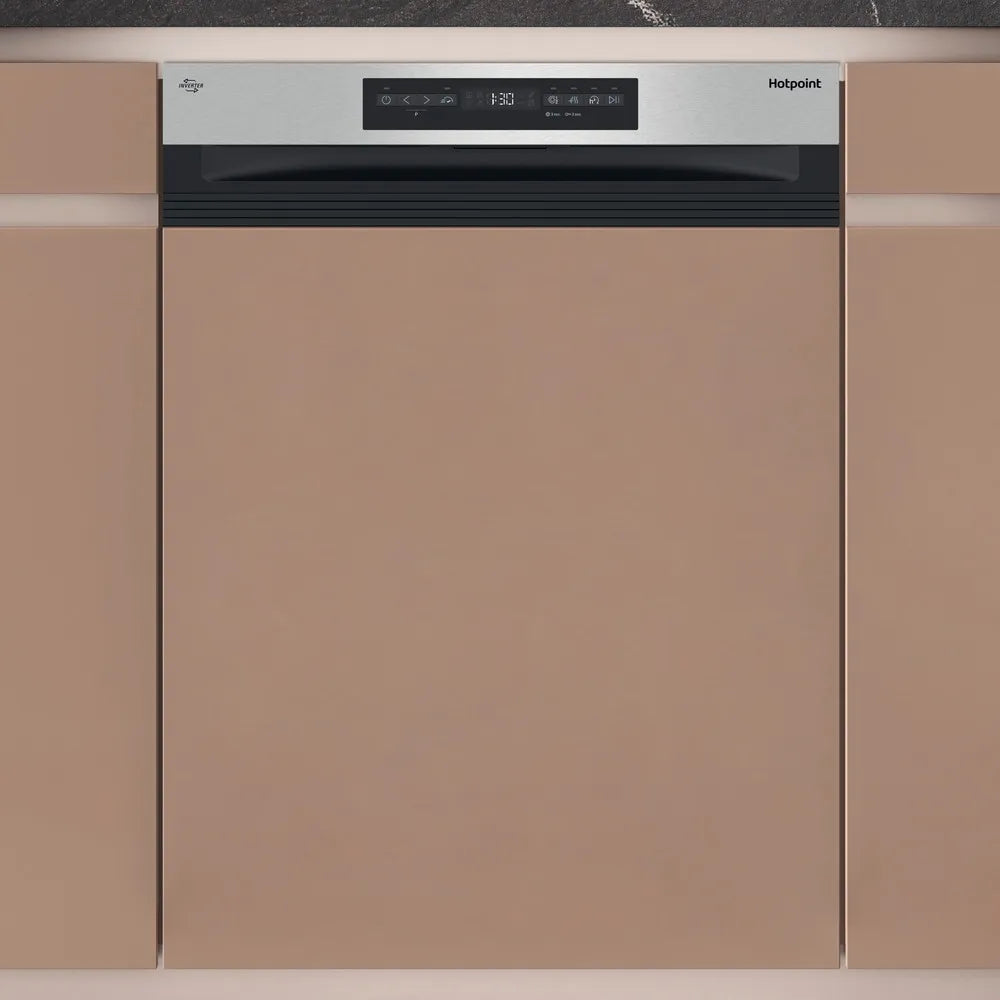 Hotpoint MaxiSpace 60CM Built-In Standard Dishwasher - Inox | H5PC15M6UK