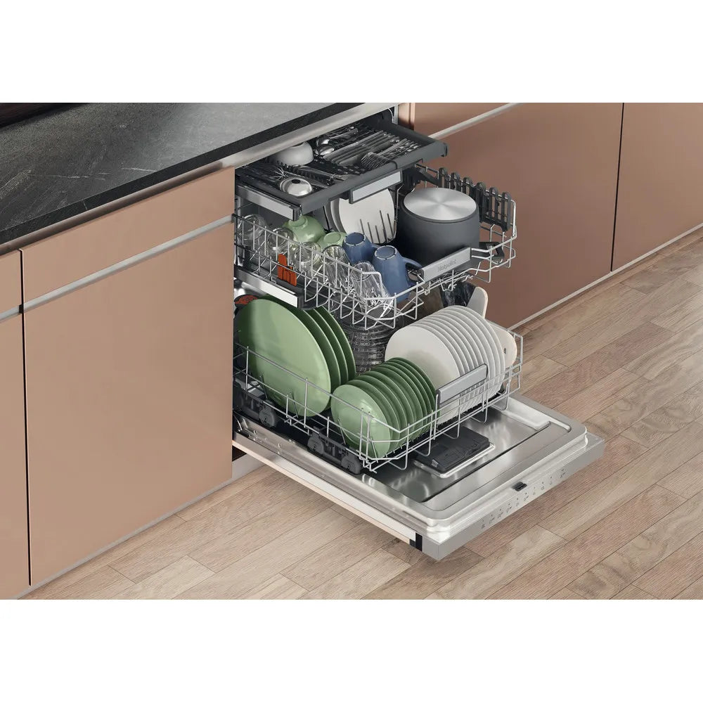 Hotpoint MaxiSpace 60CM Einbau Standard Geschirrspüler - Inox | H5PC15M6UK