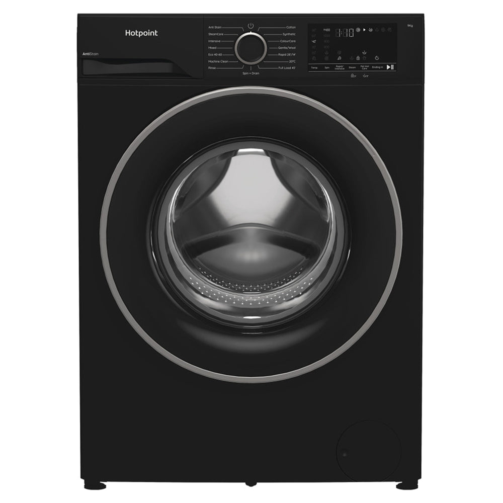 Hotpoint 9KG 1400RPM Freestanding Washing Machine - Black | H 91B ANTI STAIN IRE