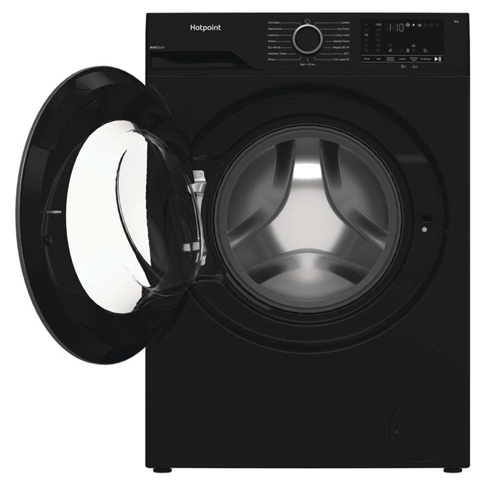 Hotpoint 9KG 1400RPM freistehend Waschmaschine - Schwarz | H 91B ANTI STAIN IRE