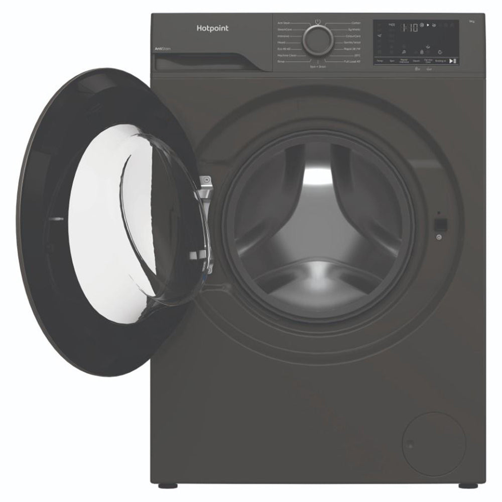 Hotpoint 9KG 1400RPM freistehend Waschmaschine - Graphit | H 91G ANTI STAIN IRE