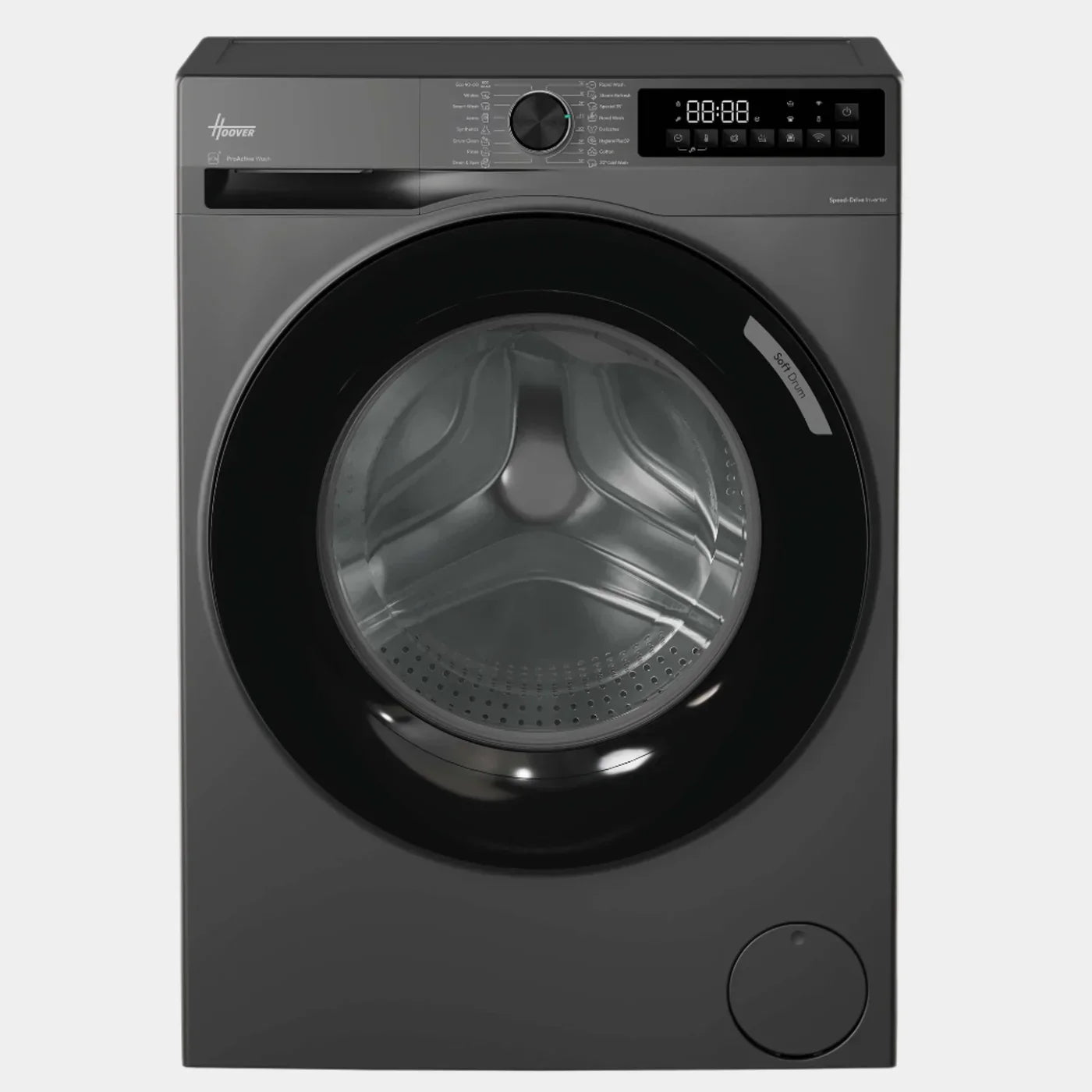 Hoover Pro Wash Series 3 10KG 1400RPM freistehend Waschmaschine - Graphit | HBR 410BL8G-80