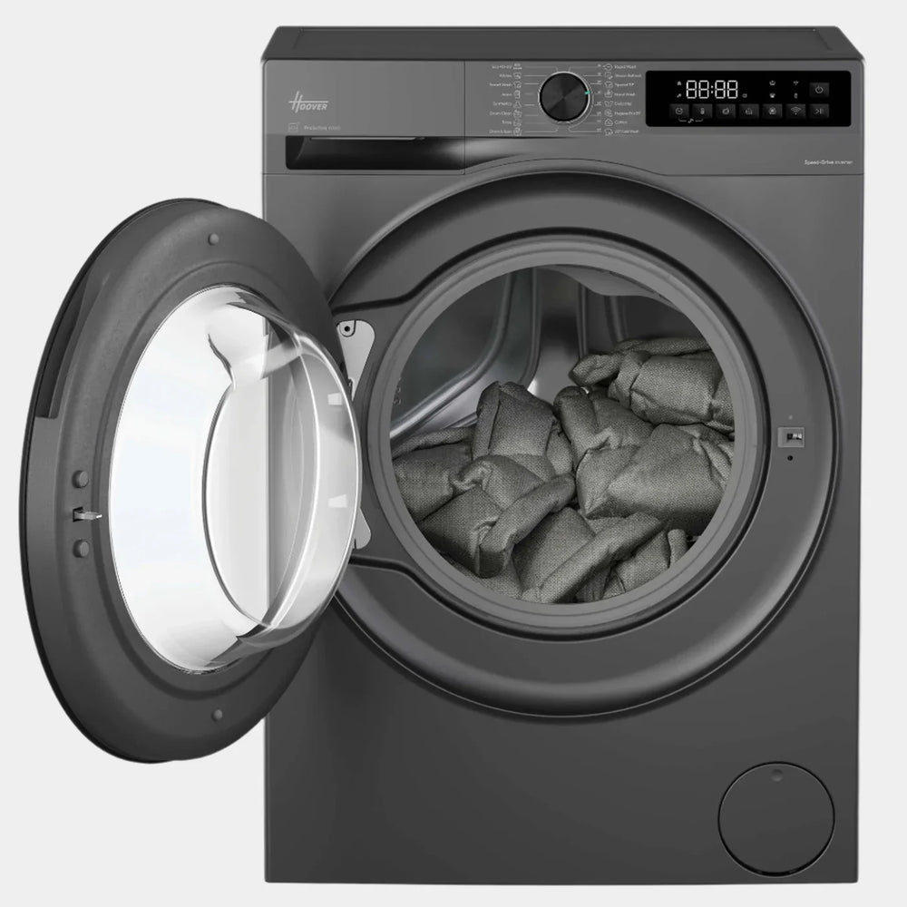 Hoover Pro Wash Series 3 10KG 1400RPM freistehend Waschmaschine - Graphit | HBR 410BL8G-80