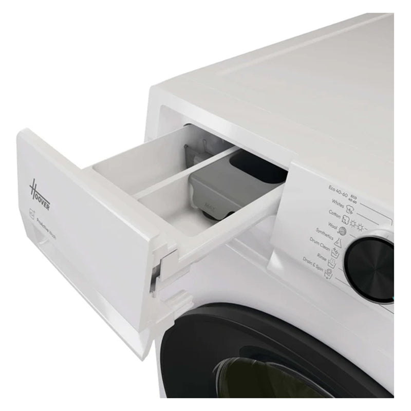 Hoover Pro Wash & Dry Series 3 10KG/6KG 1400RPM freistehend Waschtrockner - Weiß | HBWR 4106B8-80