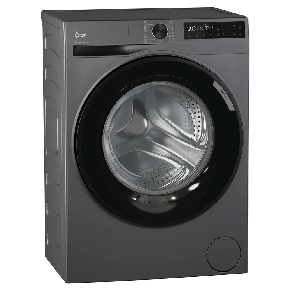 Hoover Pro Wash & Dry Series 3 9KG/6KG 1400RPM freistehend Waschtrockner - Polar Night Grau | HBWR 496B8G-80
